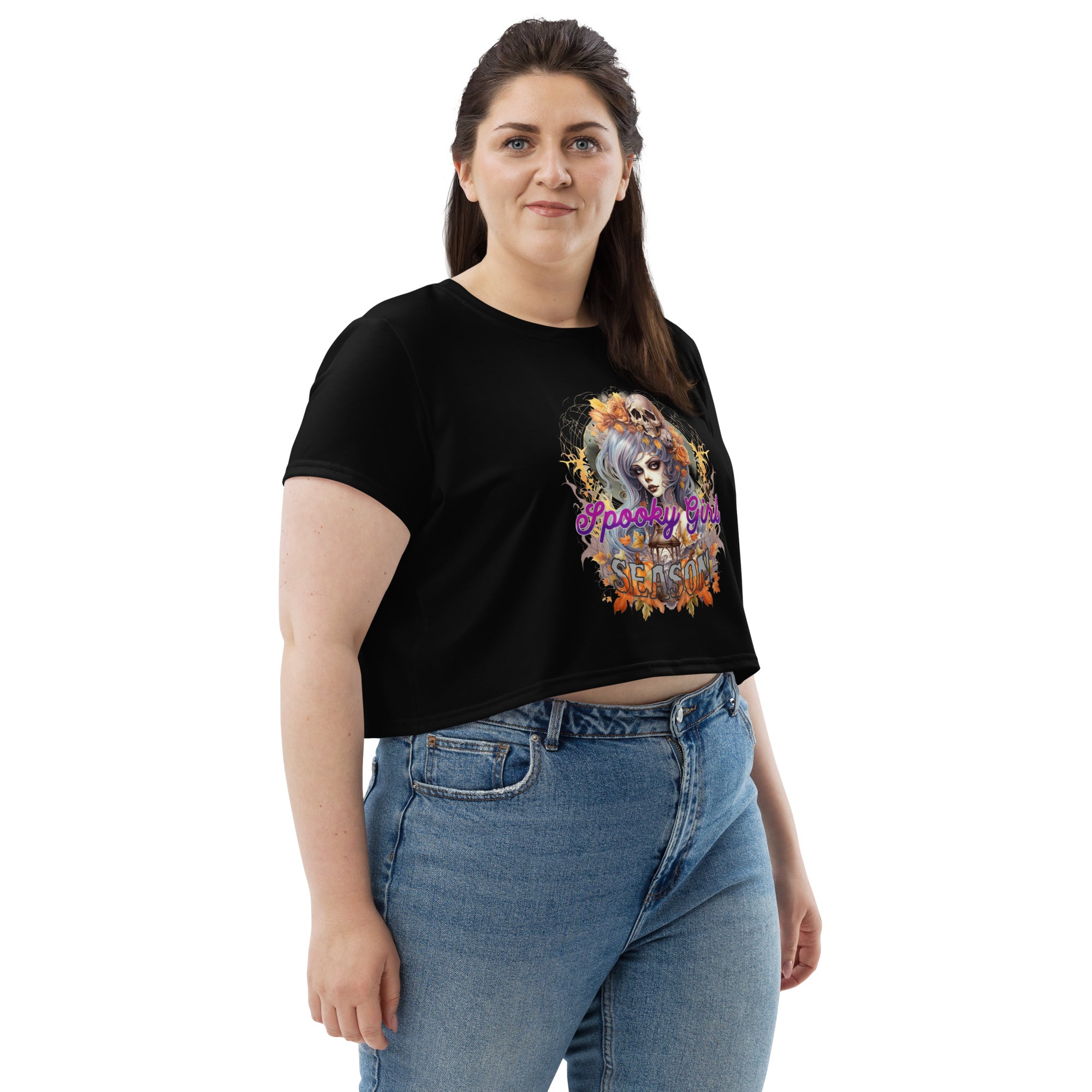Spooky Girl Season Crop Tee